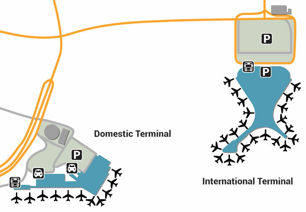 mumbai domestic airport terminal 1 map Bom Airport Pick Up And Drop Off mumbai domestic airport terminal 1 map