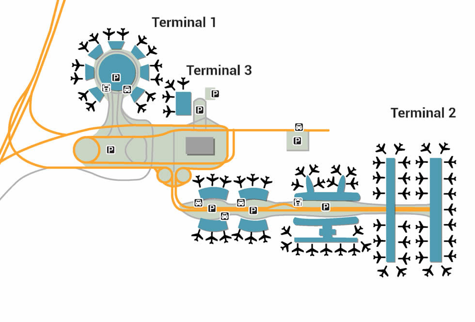 Cdg Map Of Terminals