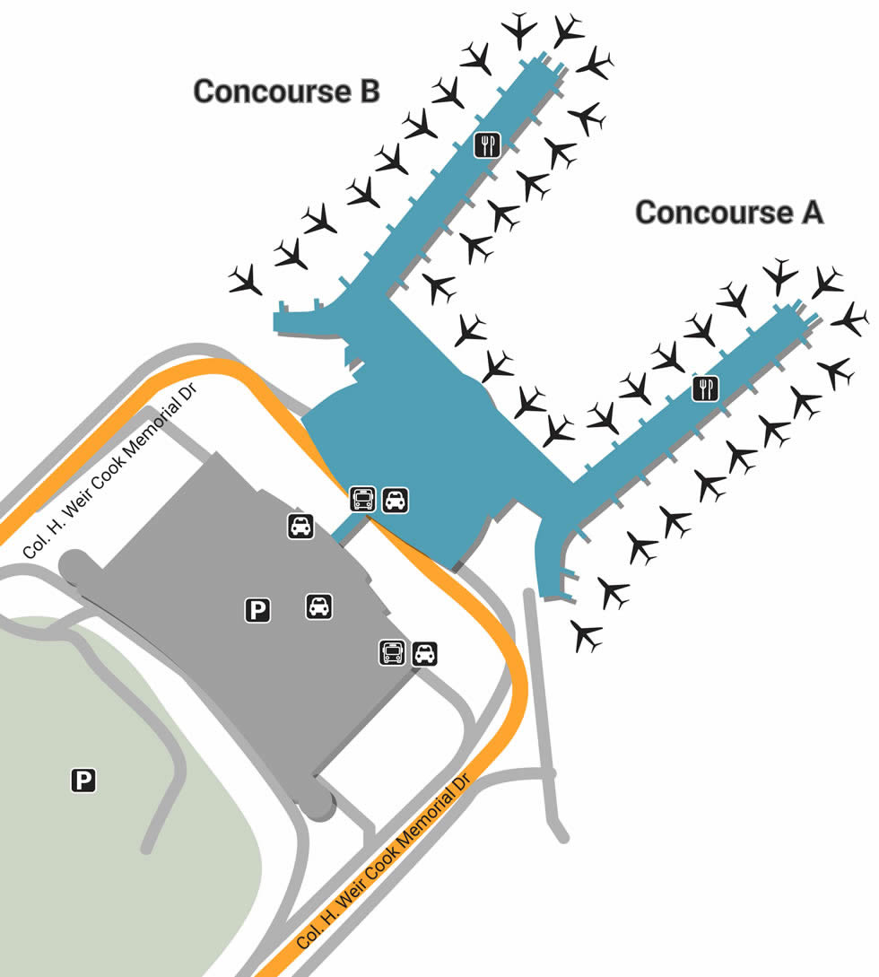 map of indianapolis airport        <h3 class=